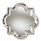 Baxton Studio Catia Art Deco Antique Silver Finished Quatrefoil Accent Wall Mirror 150-8886 - alternate 1